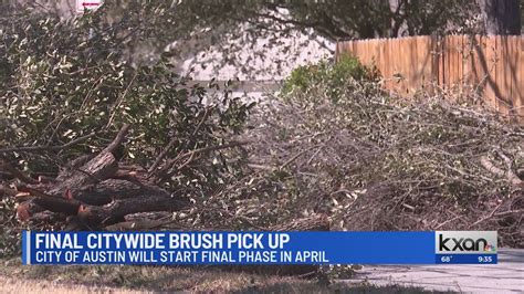 City of Austin collecting second round of storm debris March 31